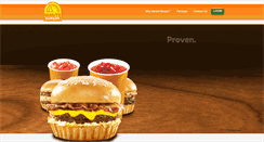 Desktop Screenshot of minuteburger.com